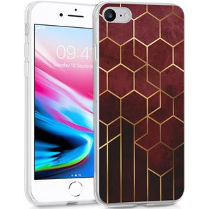iMoshion Design hoesje voor de iPhone SE (2022 / 2020) / 8 / 7 / 6s - Patroon - Rood