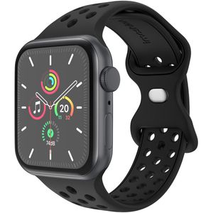iMoshion Sport⁺ bandje voor de Apple Watch Series 1-9 / SE - 38/40/41 mm - Maat S/M - Zwart