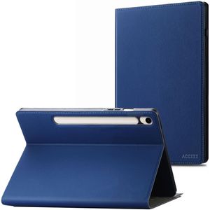 Accezz Classic Tablet Case voor de Samsung Galaxy Tab S9 / S9 FE  - Donkerblauw