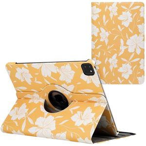 imoshion 360° Draaibare Design Bookcase voor de Apple iPad Pro 12.9 (2018/2020/2021/2022) - Yellow Flowers