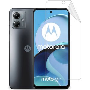 iMoshion Screenprotector Folie 3 pack voor de Motorola Moto G14 - Transparant