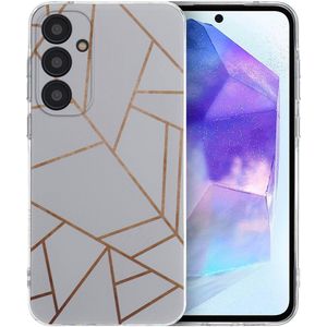 iMoshion Design hoesje voor de Samsung Galaxy A55 - White Graphic