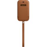 Apple Leather Sleeve MagSafe voor de iPhone 12 Mini - Saddle Brown