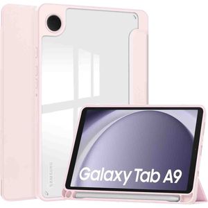 iMoshion Trifold Hardcase Bookcase voor de Samsung Galaxy Tab A9 8.7 inch - Roze