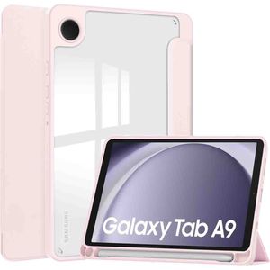 imoshion Trifold Hardcase Bookcase voor de Samsung Galaxy Tab A9 8.7 inch - Roze