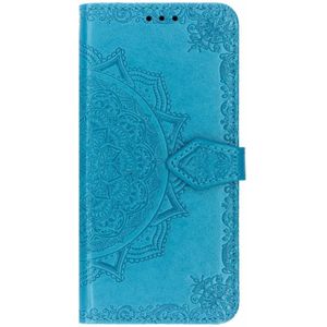 Mandala Bookcase voor Samsung Galaxy S10 - Turquoise