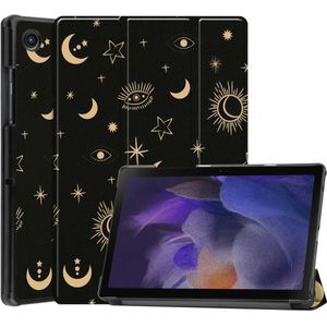 iMoshion Trifold Design Bookcase voor de Samsung Galaxy Tab A8 - Star Sky