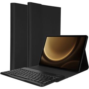 Accezz QWERTY Bluetooth Keyboard Bookcase voor de Samsung Galaxy Tab S9 FE Plus 12.4 inch