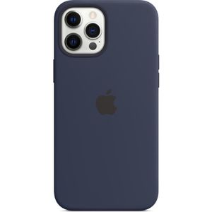 Apple Silicone Backcover MagSafe voor de iPhone 12 Pro Max - Deep Navy