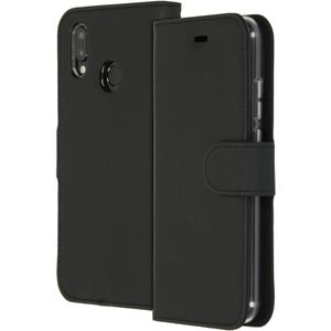 Accezz Wallet Softcase Bookcase voor Huawei P20 Lite - Zwart