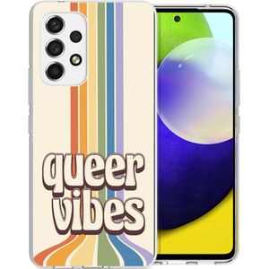 iMoshion Design hoesje voor de Samsung Galaxy A53 - Rainbow Queer vibes