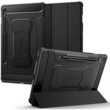 Spigen Rugged Armor Pro Bookcase voor de Samsung Galaxy Tab S9 FE - Black