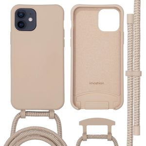imoshion Color Backcover met afneembaar koord MagSafe voor de Apple iPhone 12 (Pro) - Nude