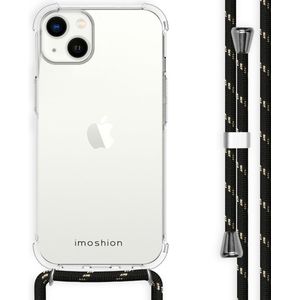 iMoshion Backcover met koord voor de iPhone 14 Plus - Zwart / Goud