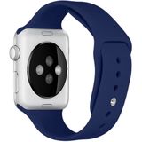 iMoshion Siliconen bandje voor de Apple Watch Series 1-8 / SE / Ultra - 42/44/45/49 mm  - Donkerblauw
