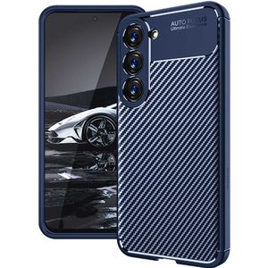 imoshion Carbon Softcase Backcover voor de Samsung Galaxy S23 - Blauw