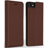 Accezz Premium Leather Slim Bookcase voor de iPhone SE (2022 / 2020) / 8 / 7 / 6(s) - Bruin