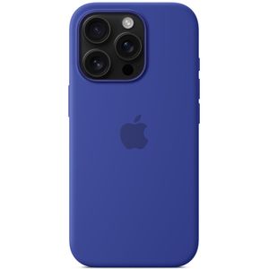 Apple Silicone Backcover MagSafe voor de iPhone 16 Pro - Ultramarine