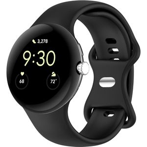 iMoshion Siliconen bandje voor de Google Pixel Watch / Watch 2 - Maat L - Zwart