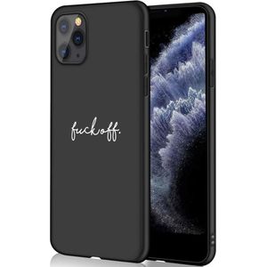 iMoshion Design hoesje voor de iPhone 11 Pro - Fuck Off - Zwart