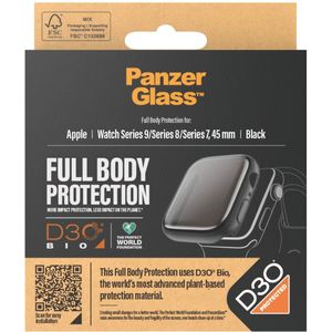 PanzerGlass Full Body Case voor Apple Watch Series 9 - 45 mm - Zwart