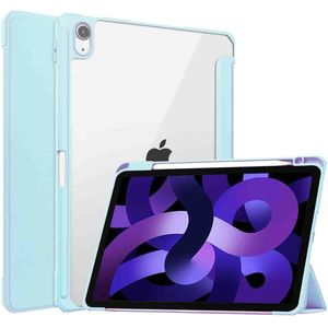 iMoshion Trifold Hardcase Bookcase voor de iPad Air 11 inch (2024) M2 / Air 5 (2022) / Air 4 (2020) - Lichtblauw