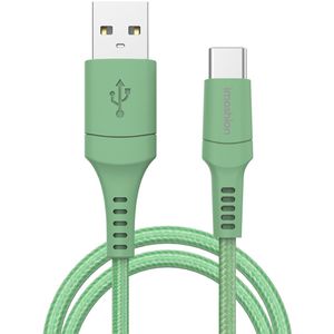 iMoshion Braided USB-C naar USB kabel - 2 meter - Groen