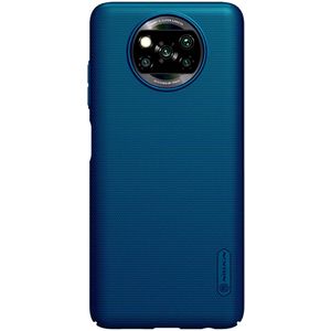Nillkin Super Frosted Shield Case voor de Xiaomi Poco X3 (Pro) - Blauw