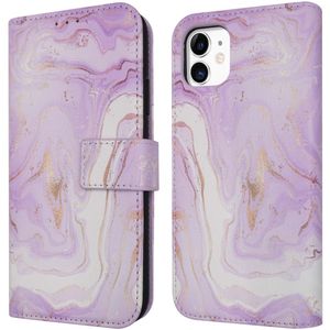 iMoshion Design Bookcase voor de iPhone 11 - Purple Marble