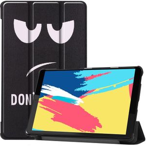 iMoshion Design Trifold Bookcase voor de Lenovo Tab M8 / M8 FHD - Don't touch