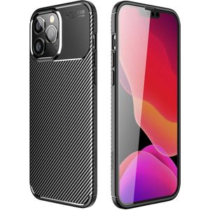 imoshion Carbon Softcase Backcover voor de Apple iPhone 14 Pro Max - Zwart