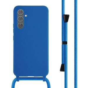 imoshion Siliconen hoesje met koord voor de Samsung Galaxy A54 (5G) - Blauw