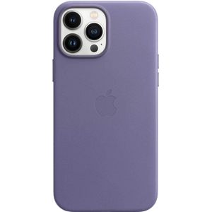 Apple Leather Backcover MagSafe voor de iPhone 13 Pro Max - Wisteria
