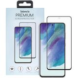 Selencia Gehard Glas Premium Screenprotector voor de Samsung Galaxy S21 FE - Zwart