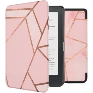 iMoshion Design Slim Hard Case Sleepcover voor de Kobo Clara HD - Pink Graphic