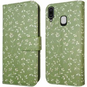 imoshion Design Bookcase voor de Samsung Galaxy A20e - Green Flowers