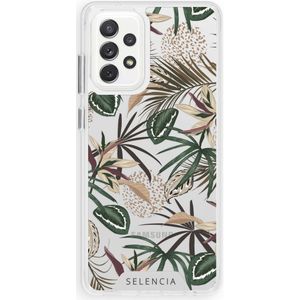 Selencia Zarya Fashion Extra Beschermende Backcover Samsung Galaxy A72 - Jungle Leaves