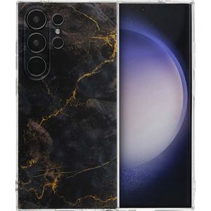 iMoshion Design hoesje voor de Samsung Galaxy S24 Ultra - Black Marble