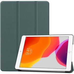 imoshion Trifold Bookcase voor de Apple iPad 9 (2021) 10.2 inch / iPad 8 (2020) 10.2 inch / iPad 7 (2019) 10.2 inch - Donkergroen