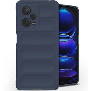 iMoshion EasyGrip Backcover voor de Xiaomi Redmi Note 12 Pro Plus - Donkerblauw