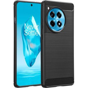imoshion Brushed Backcover voor de OnePlus 12R - Zwart