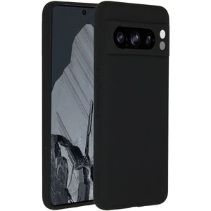 Accezz Liquid Silicone Backcover voor de Google Pixel 8 Pro - Zwart