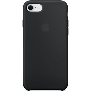 Apple Silicone Backcover voor de iPhone SE (2022 / 2020) / 8 / 7 - Black