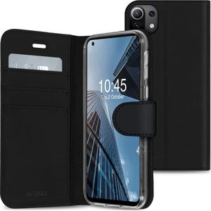 Accezz Wallet Softcase Bookcase voor de Xiaomi Mi 11 Lite (5G/4G) / 11 Lite 5G NE - Zwart