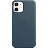 Apple Leather Backcover MagSafe voor de iPhone 12 Mini - Baltic Blue