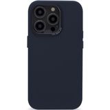 Decoded Leather Backcover MagSafe voor de iPhone 14 Pro Max - Donkerblauw