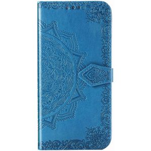 Mandala Bookcase voor Samsung Galaxy S20 - Turquoise
