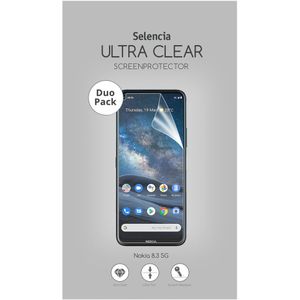 Selencia Duo Pack Ultra Clear Screenprotector voor de Nokia 8.3 5G