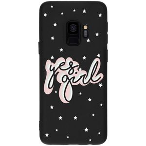 Design Backcover Color voor de Samsung Galaxy S9 - Yes Girl