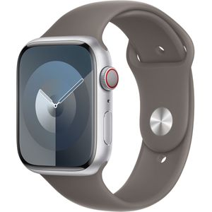 Sport Band voor de Apple Watch Series 1-9 / SE / Ultra (2) - 42/44/45/49 mm - Maat S/M - Clay